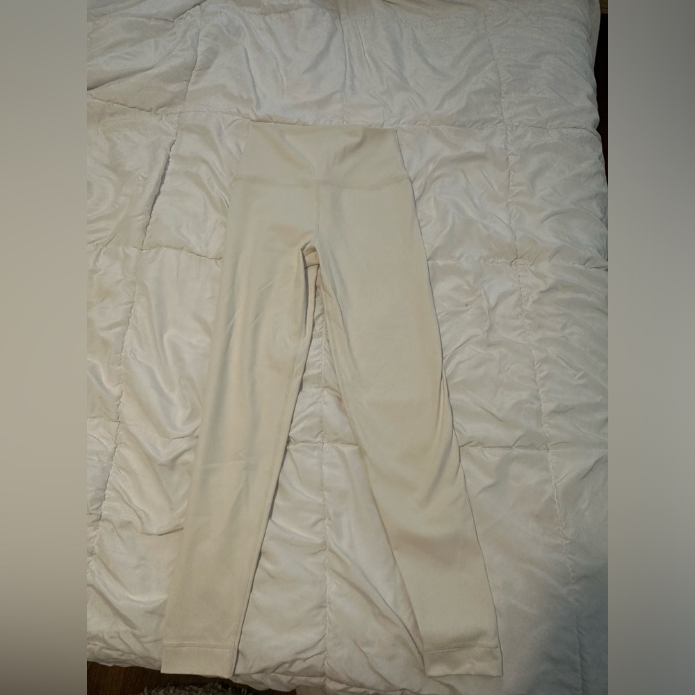 SET Active High-Waist Leggings in Cream
